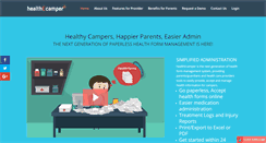 Desktop Screenshot of healthecamper.com