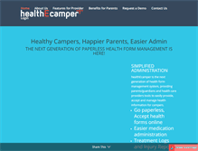 Tablet Screenshot of healthecamper.com